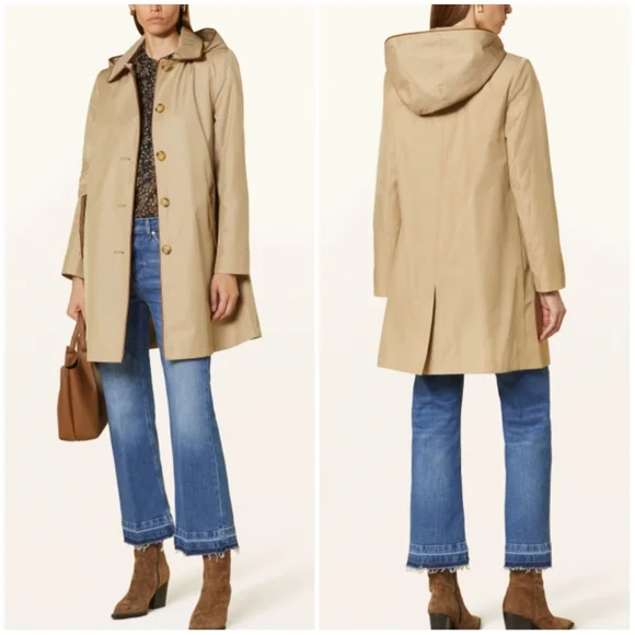 WOMEN'S LAUREN RALPH LAUREN CLASSIC TAN TRENCH COAT JACKET SIZE XL - Picture 4 of 12